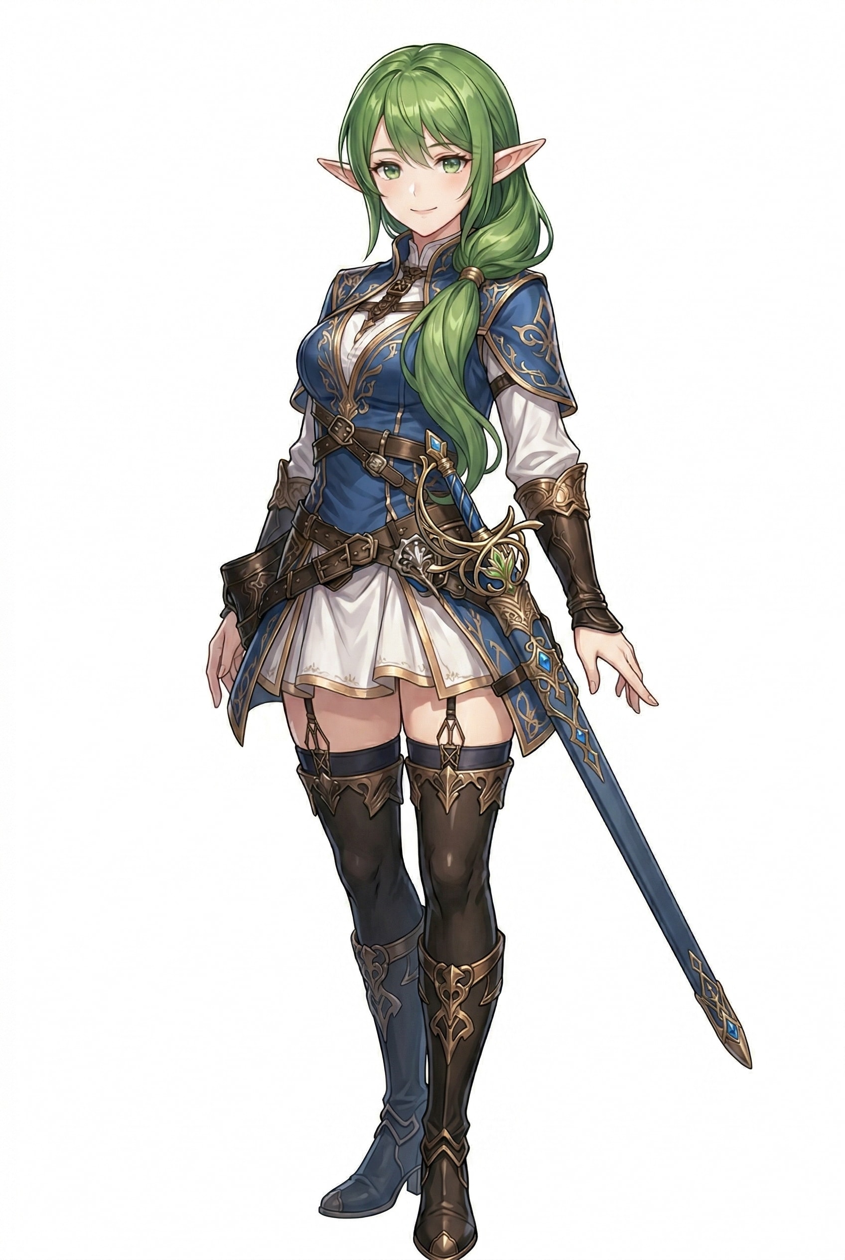 エルフの魔法剣士
