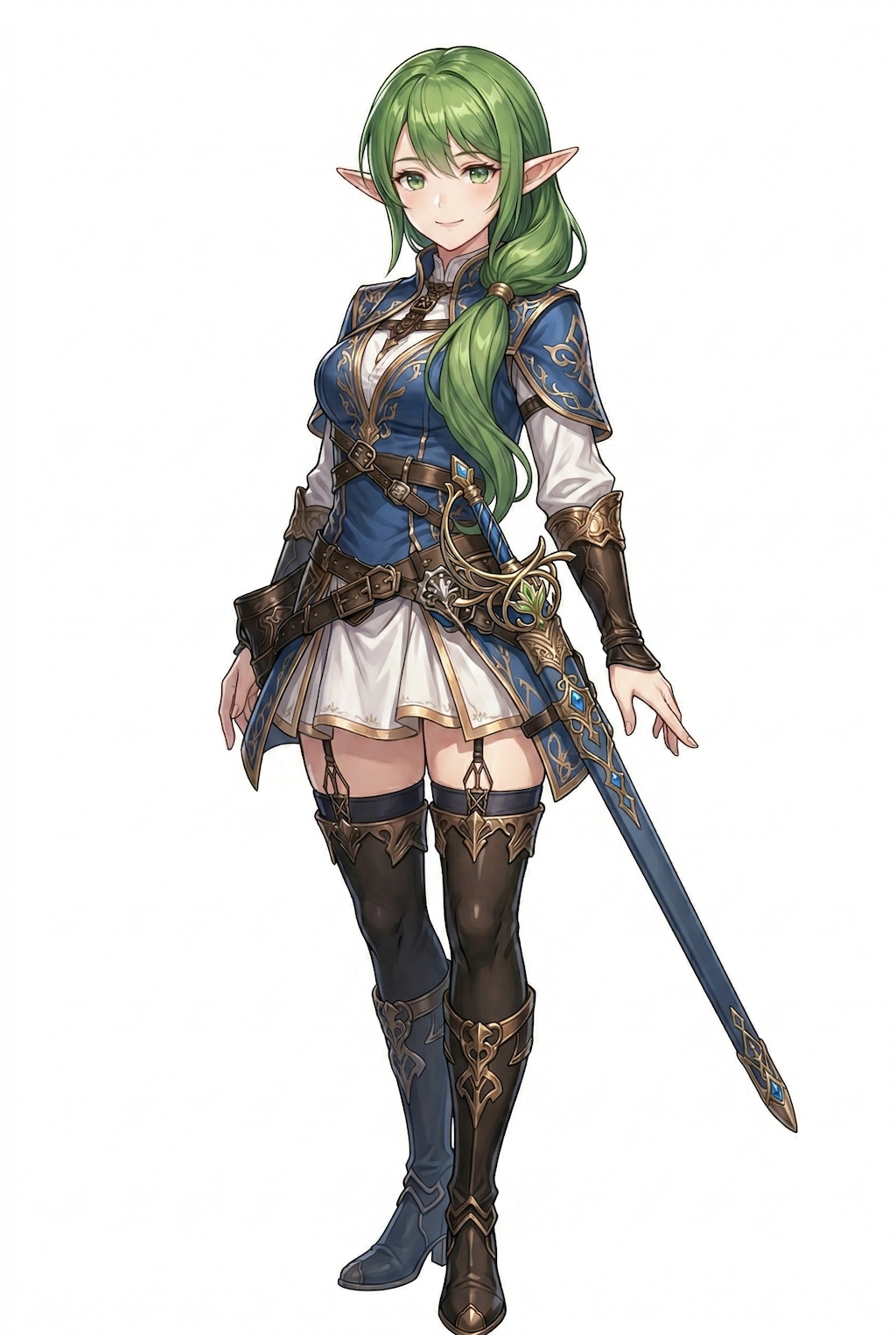 エルフの魔法剣士