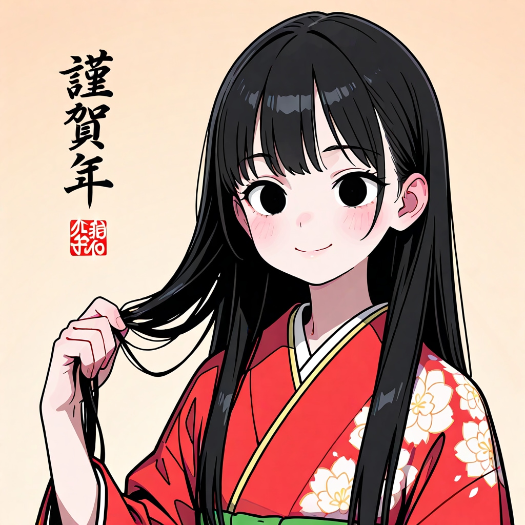 黒髪乙女