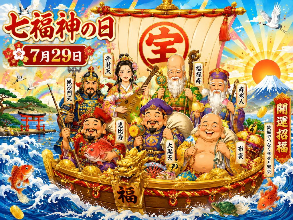 [今日は何の日 7/29] 七福神の日