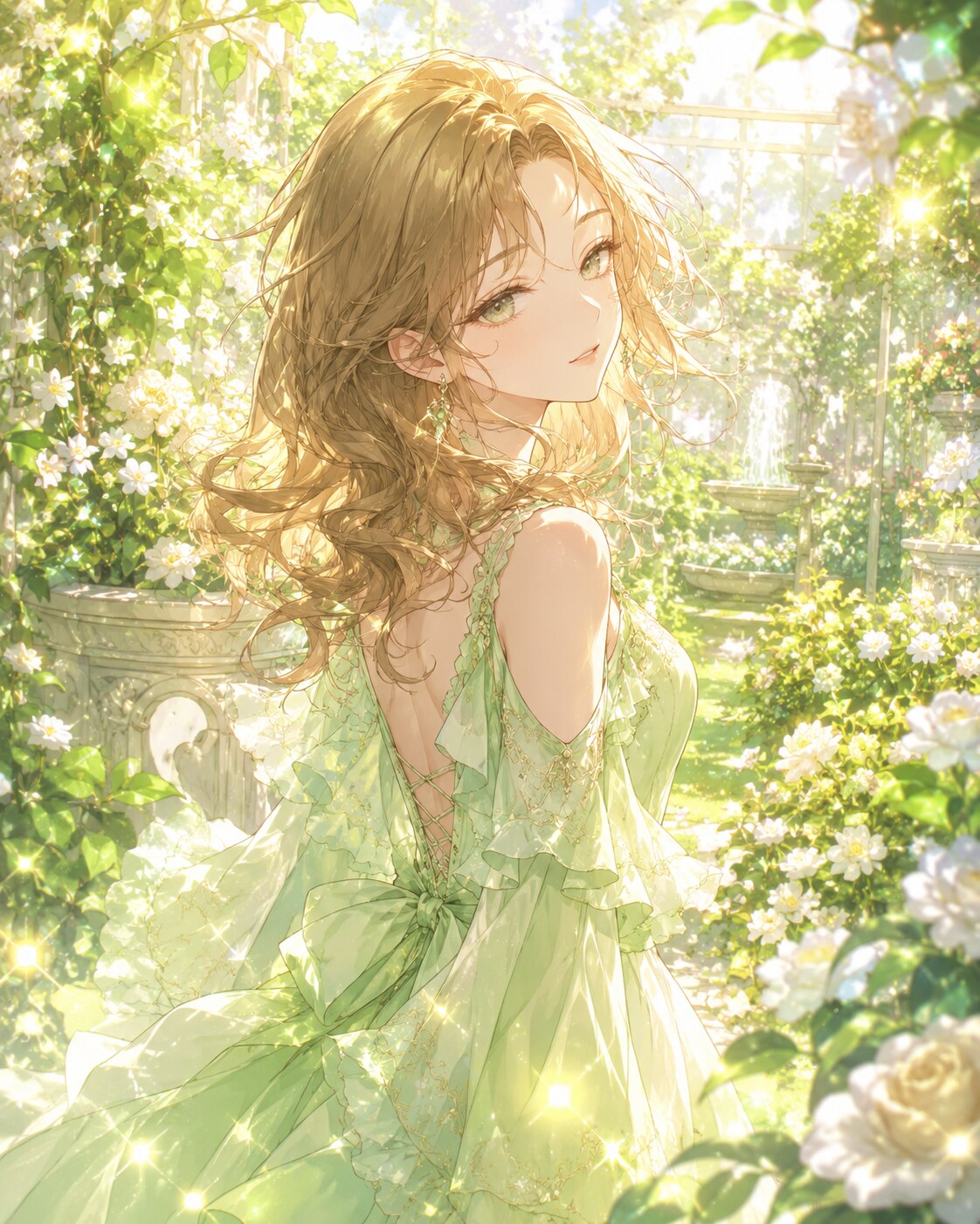 光の庭 | の人気AIイラスト・グラビア