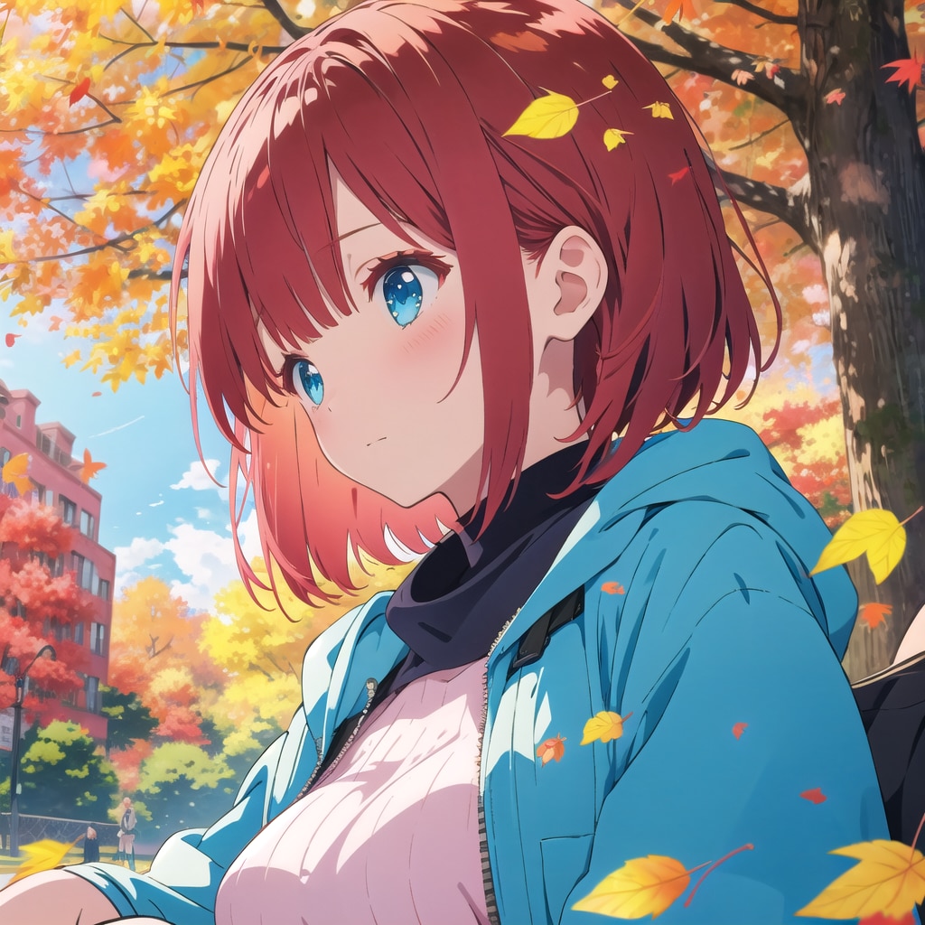 【カエデの日】よそ見をする