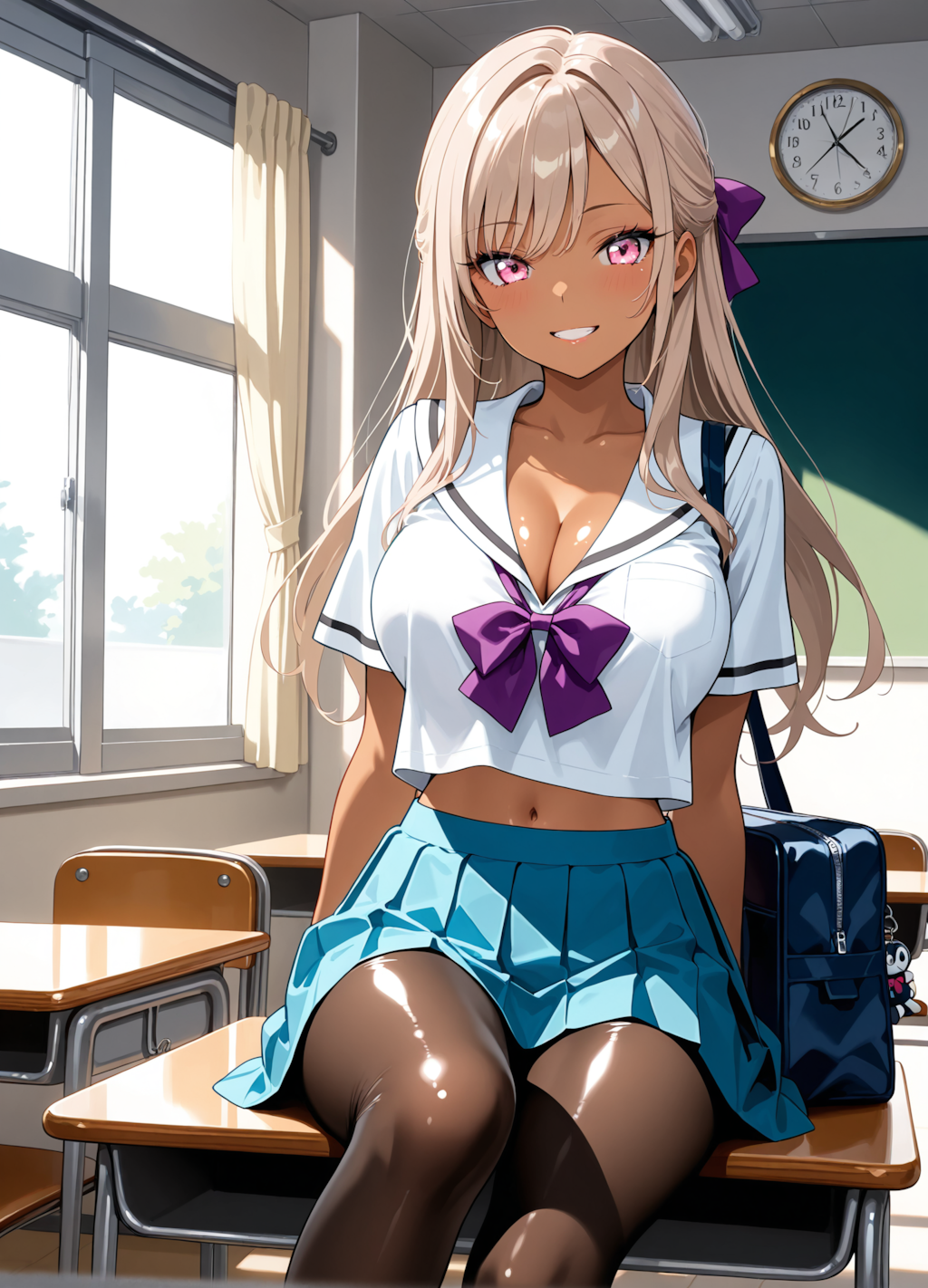 白＆黒ギャル