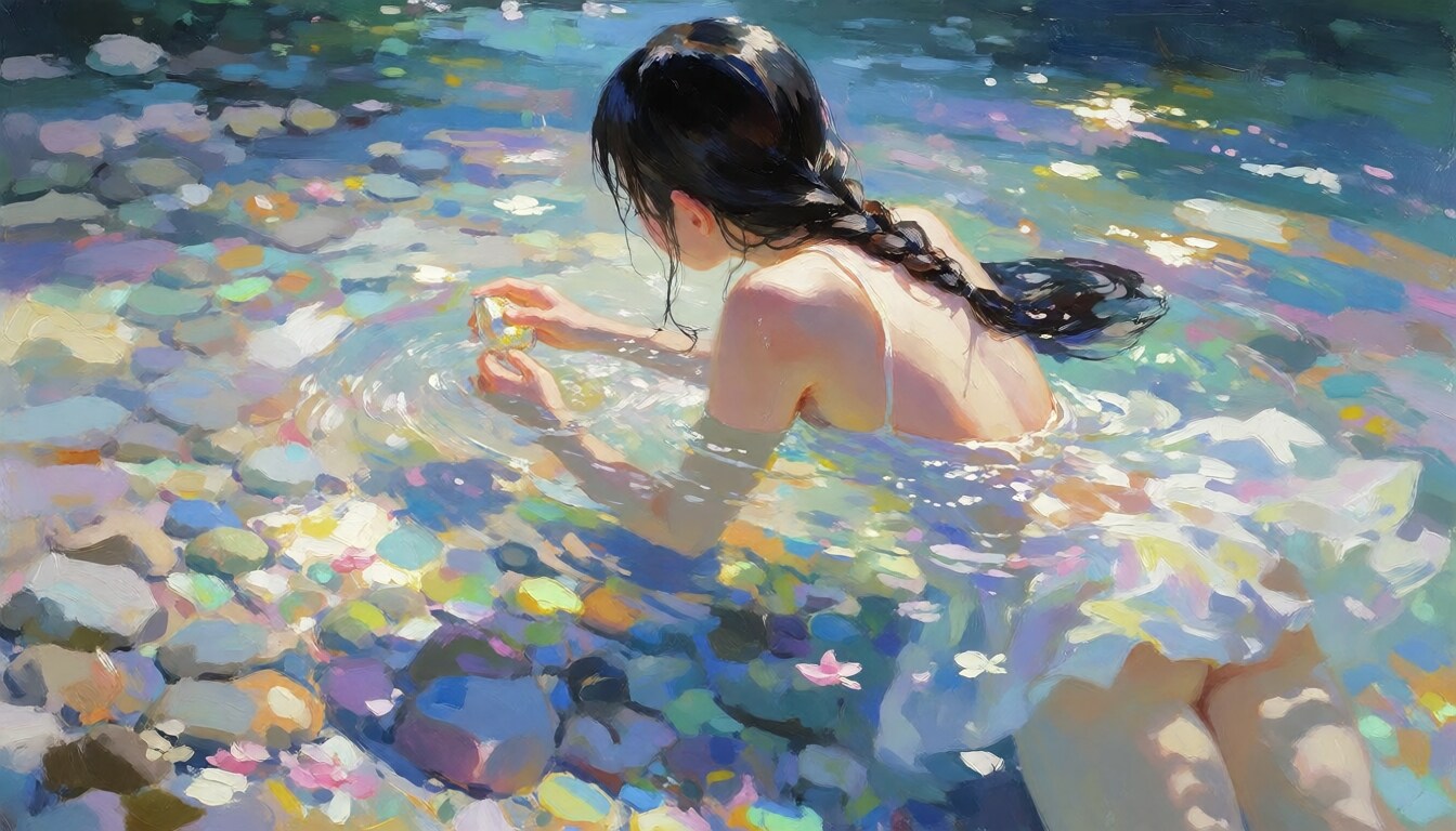 光る石見つけた