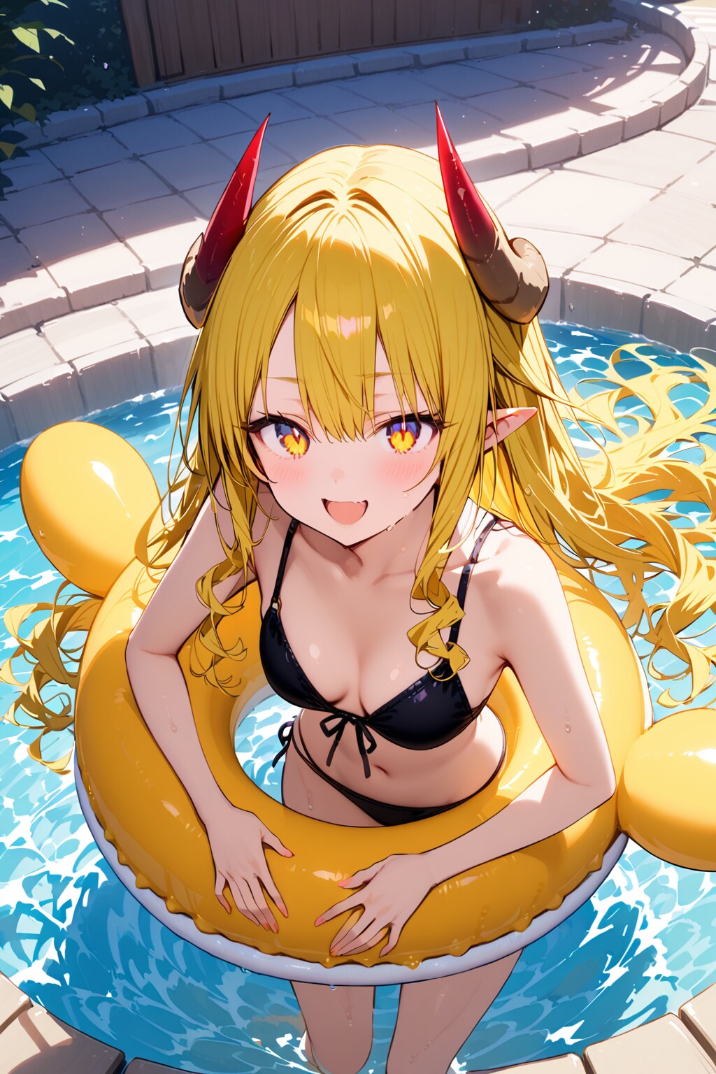 金髪水着(ぷかぷか浮き輪)_20250807