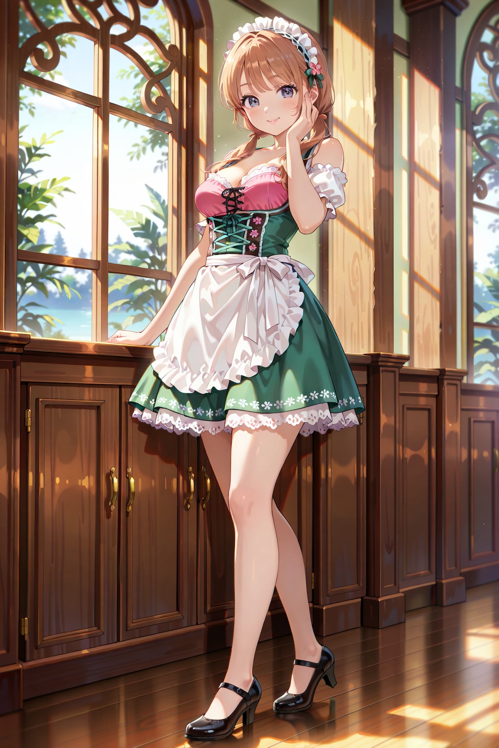 【撮影会】洋館のディアンドル娘 Z624