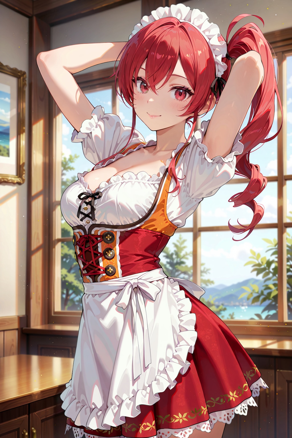 【撮影会】洋館のディアンドル娘 Z624