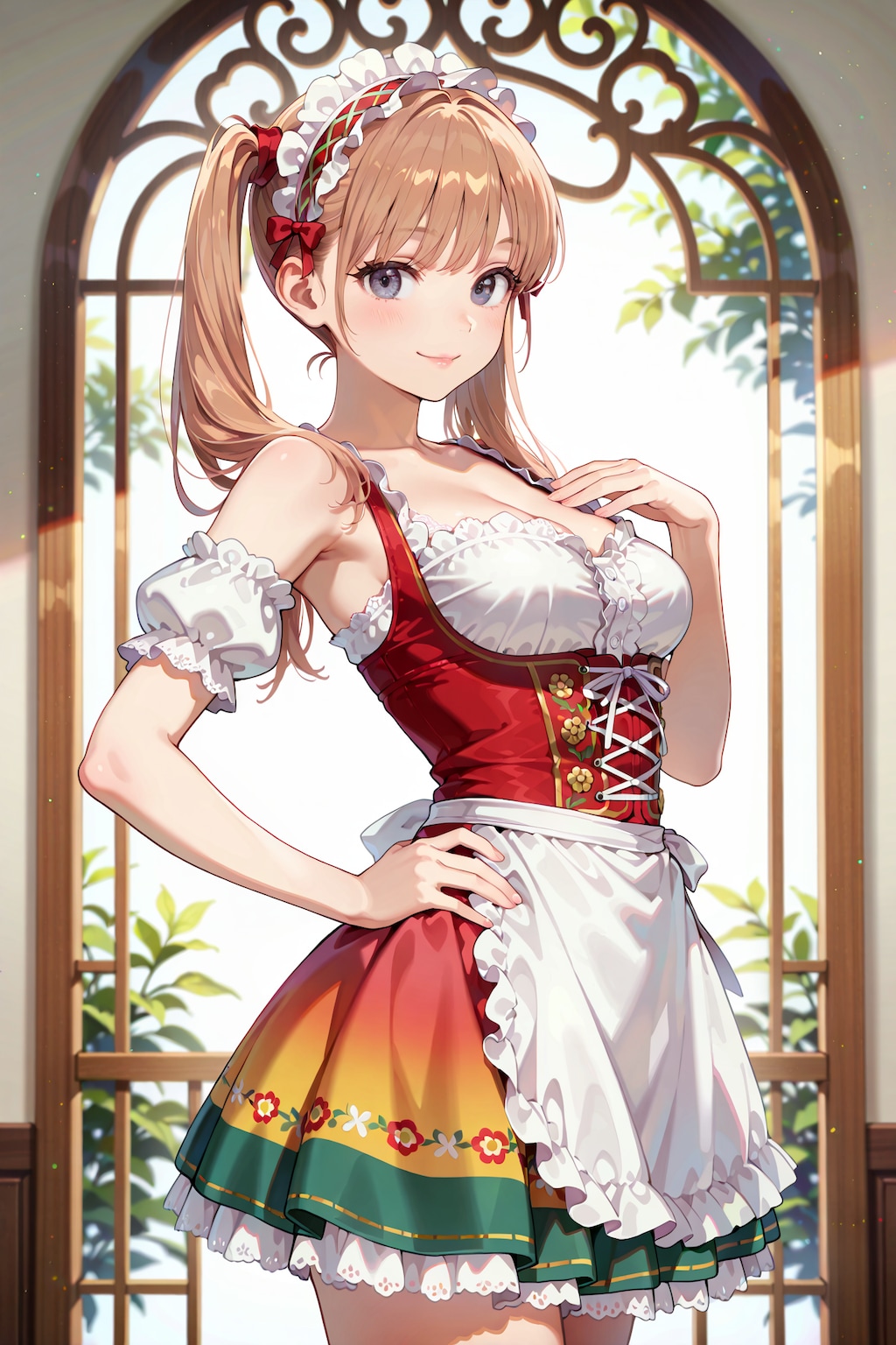 【撮影会】洋館のディアンドル娘 Z624