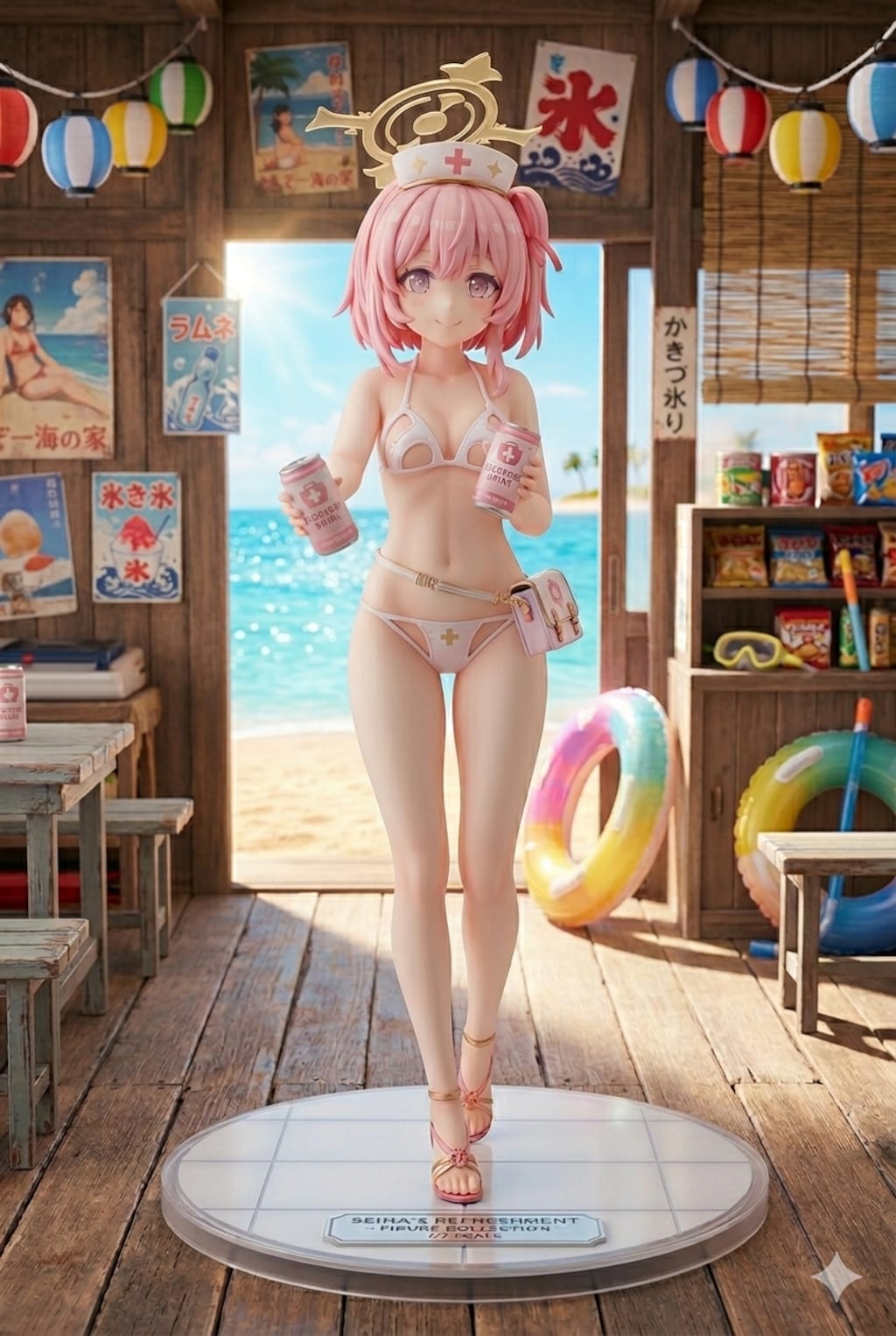 ブルアカ水着フィギュア３
