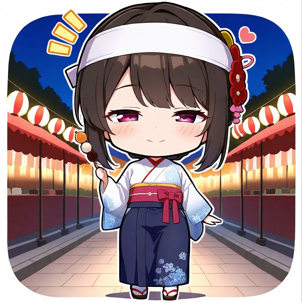 お団子、一人で食べるつもりらしい