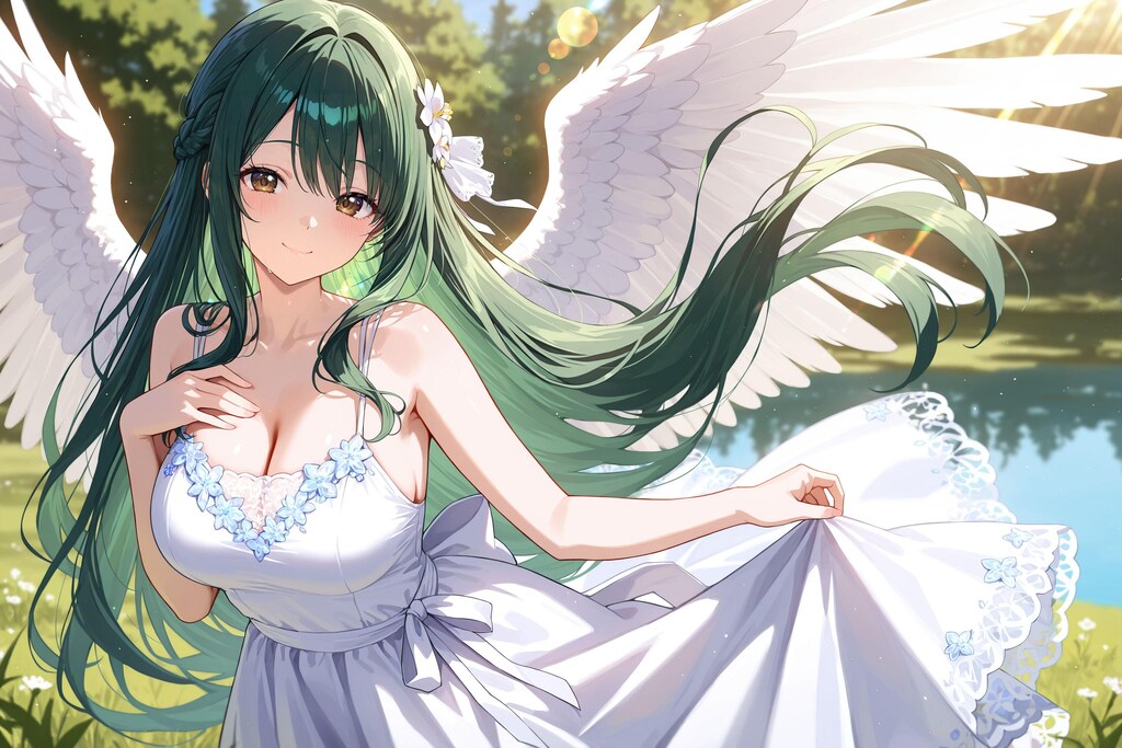 天使さん頑張ります