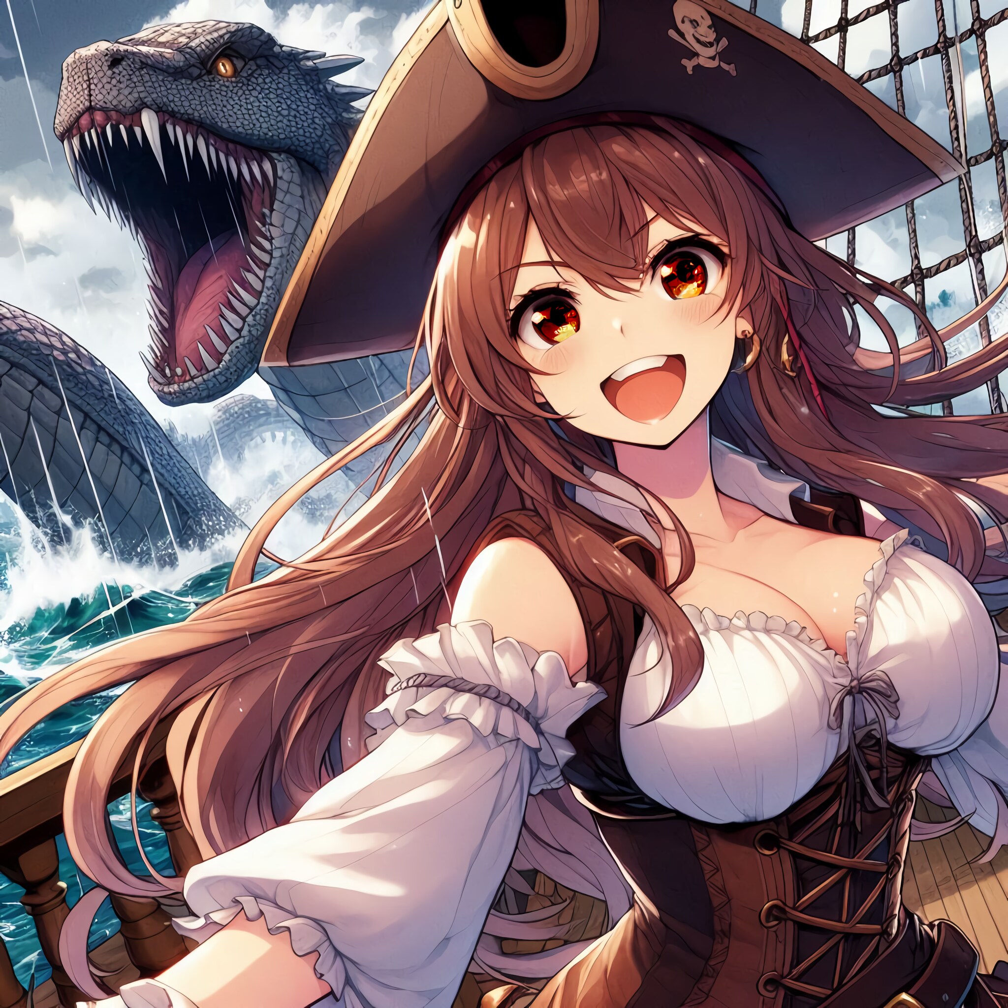 【9号】海賊姫1 | の人気AIイラスト・グラビア