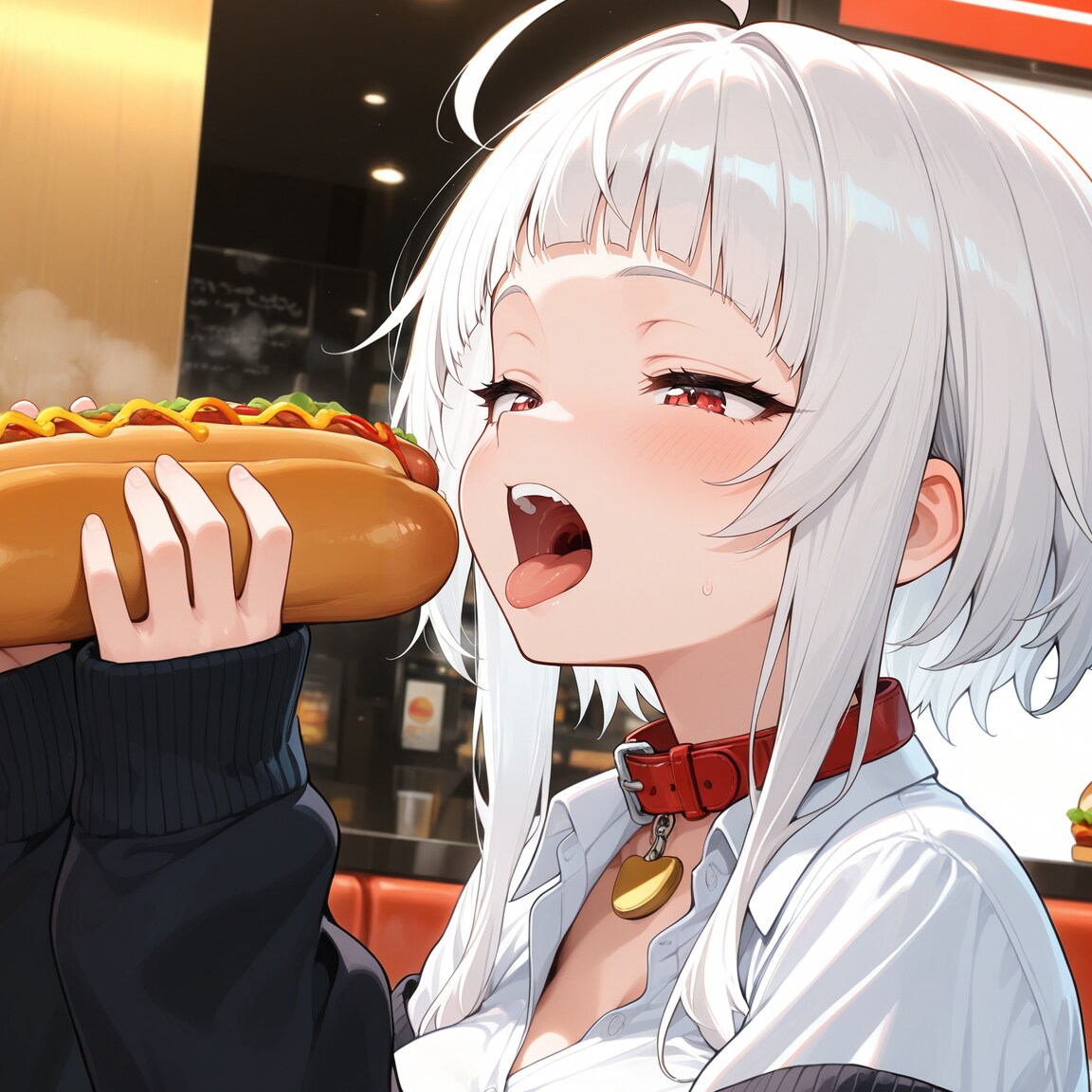 おっきなホットドッグ