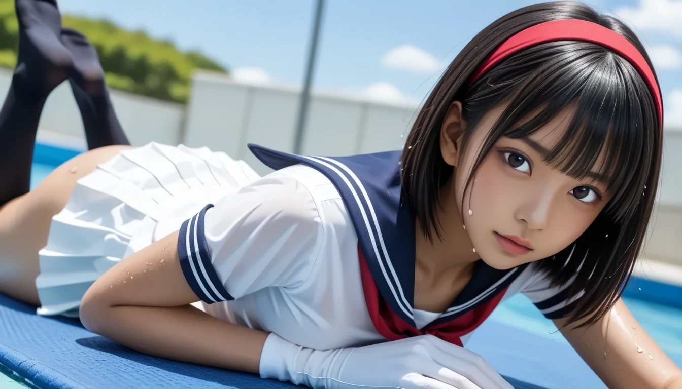 現役🔞🔞の“白い果実”黒髪ちゃん、放課後おねだりデート…💦