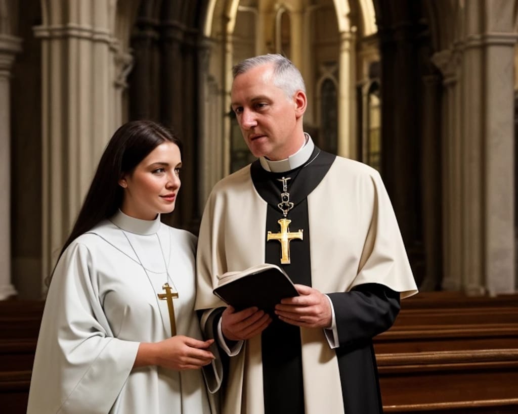 神父とシスター