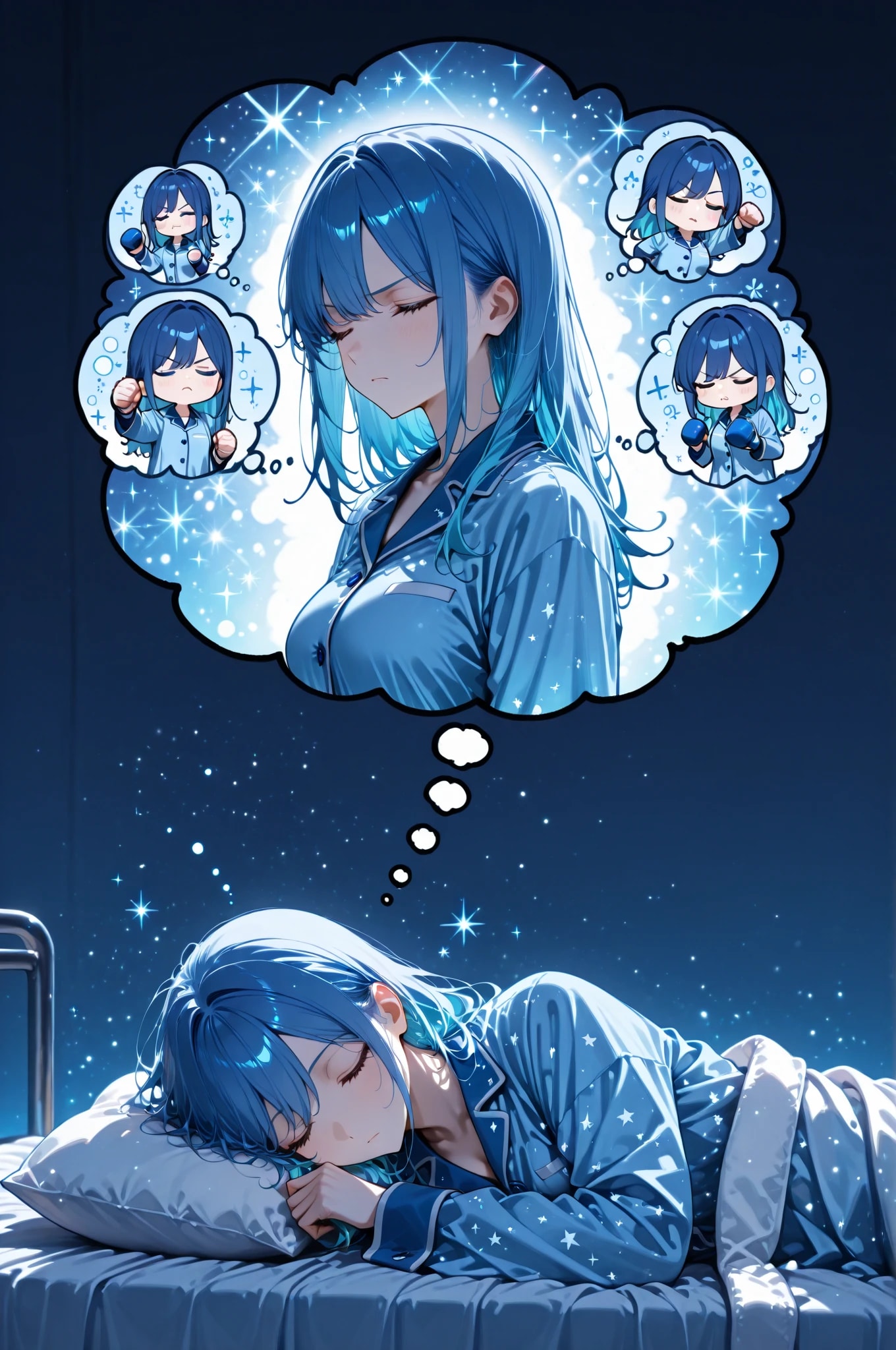 ボクシングのイメトレしてる夢 | の人気AIイラスト・グラビア