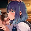 黒川あかね　粗チンフェラ 2枚目