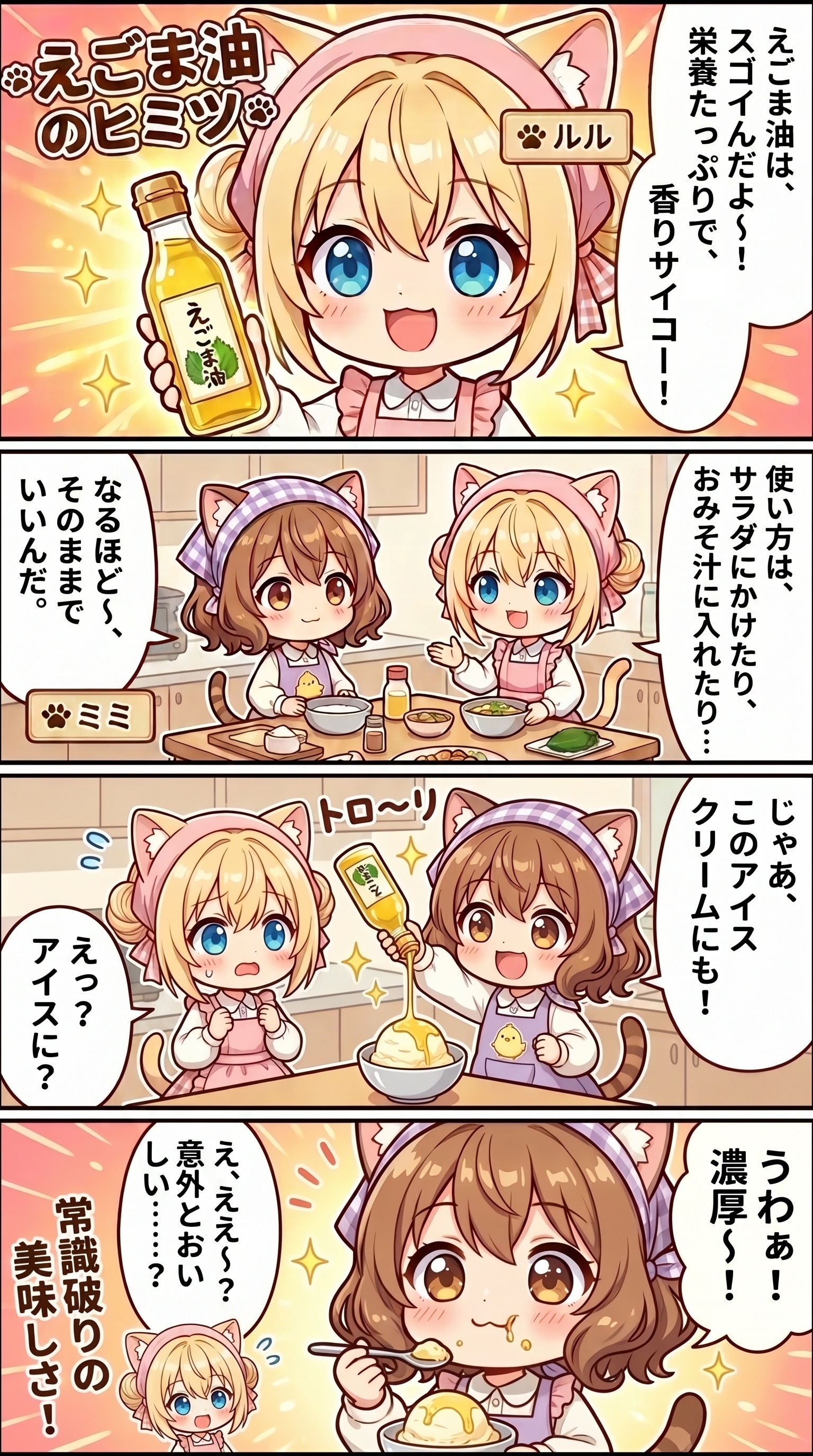 えごま油のヒミツ | の人気AIイラスト・グラビア