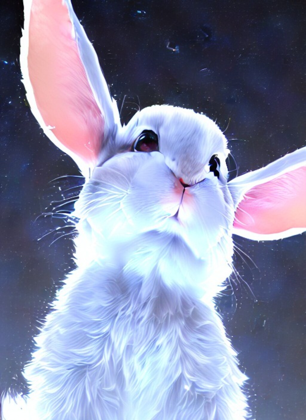 威圧感のある兎