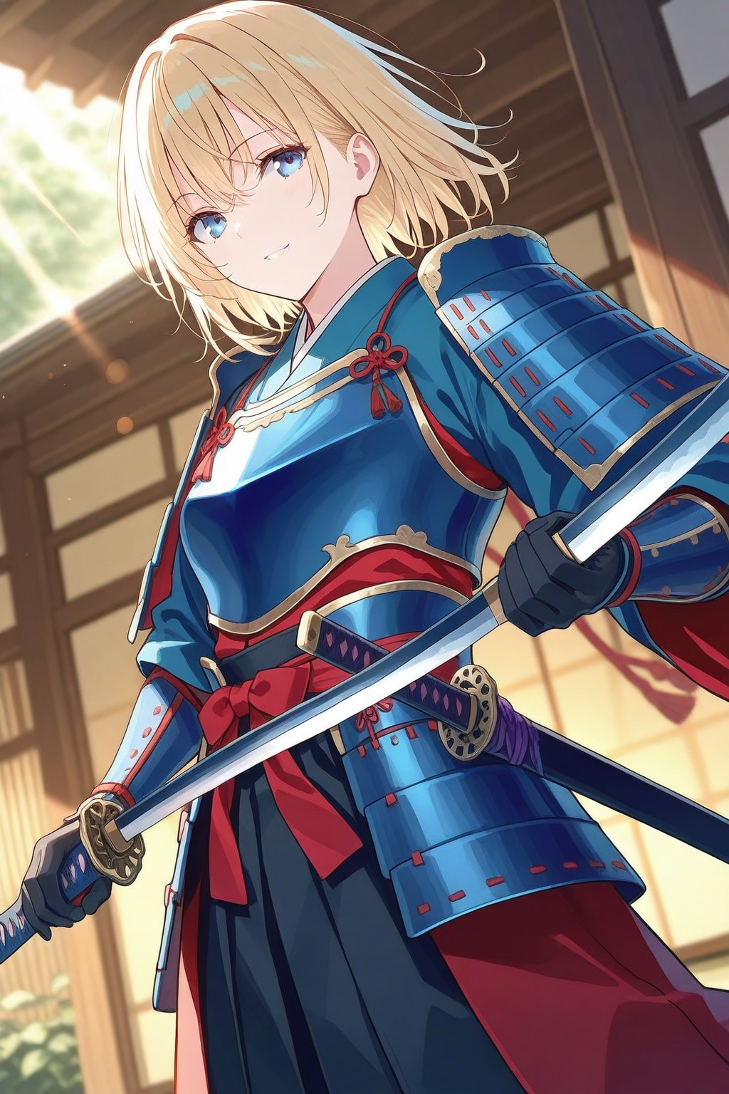 金髪さん侍