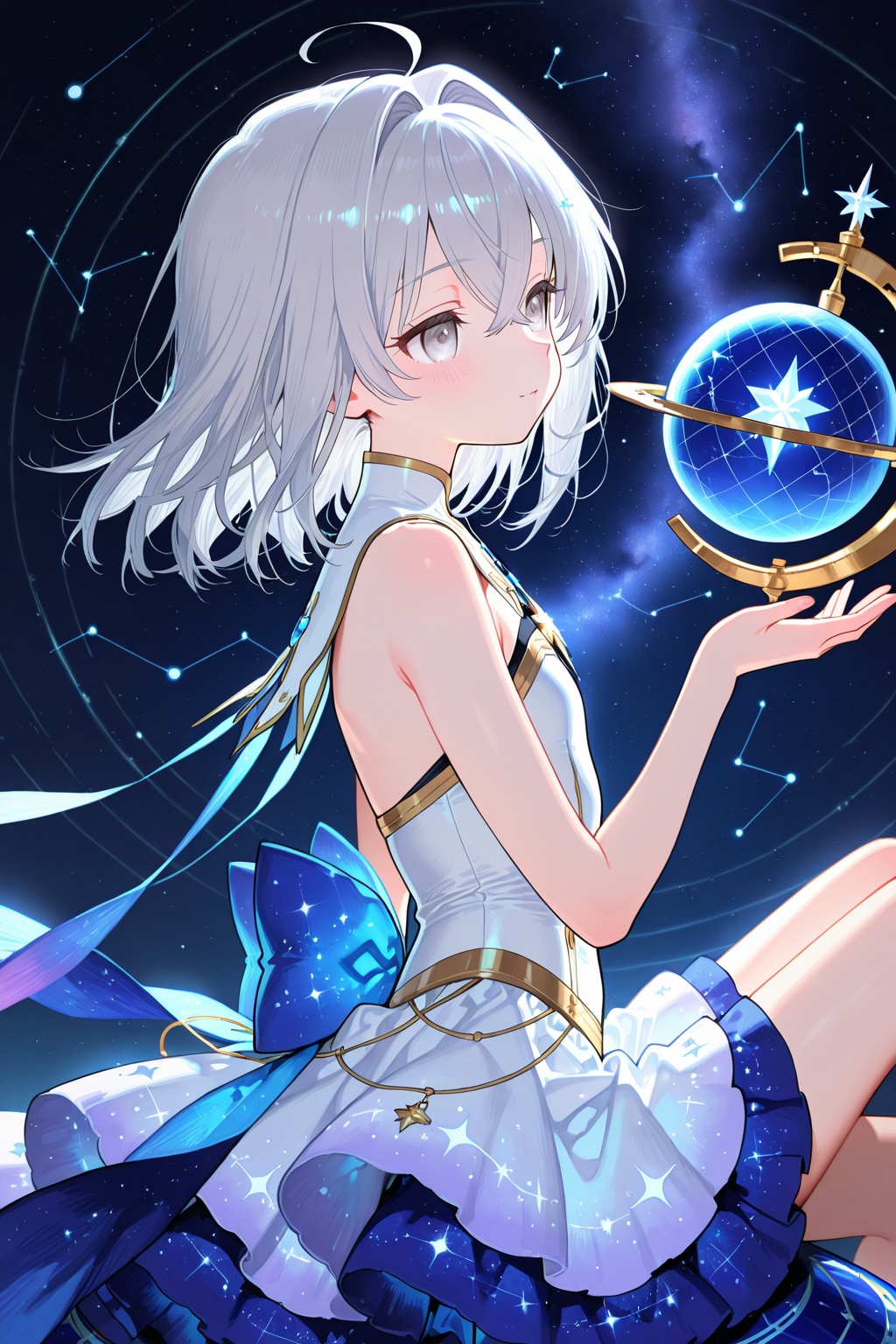 星見る銀髪ちゃん