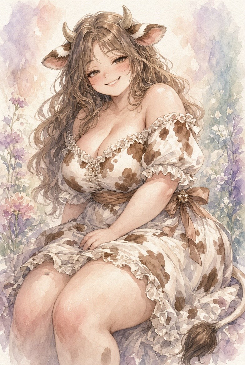 ウシなおねえさん | の人気AIイラスト・グラビア