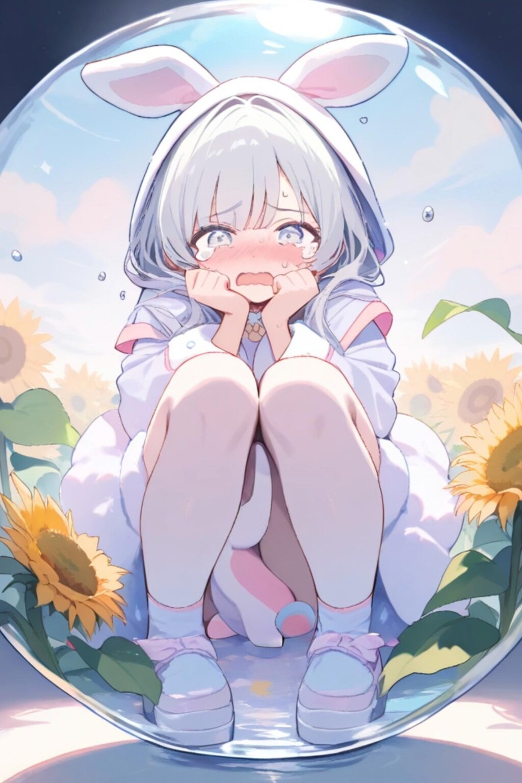 瓶の中の銀髪ちゃん
