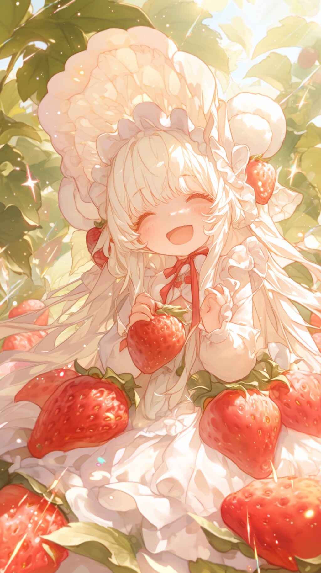 🍓くま娘のイチゴ狩り🍓