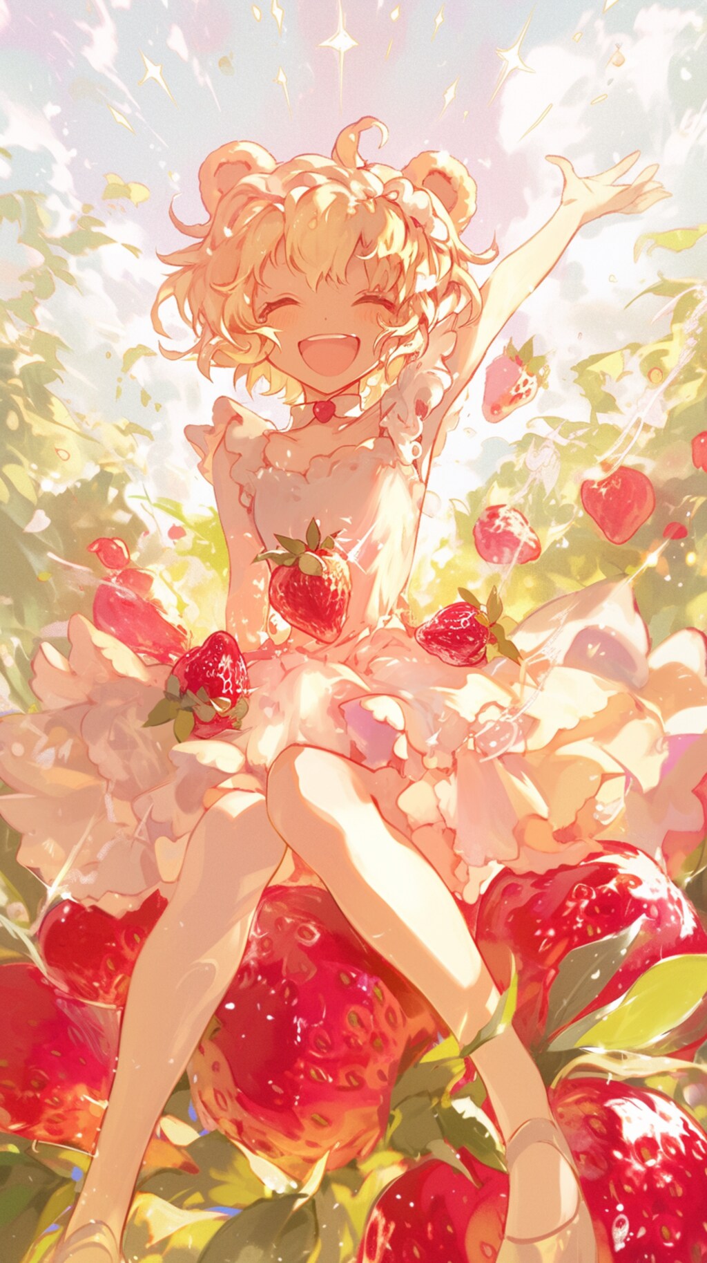 🍓くま娘のイチゴ狩り🍓