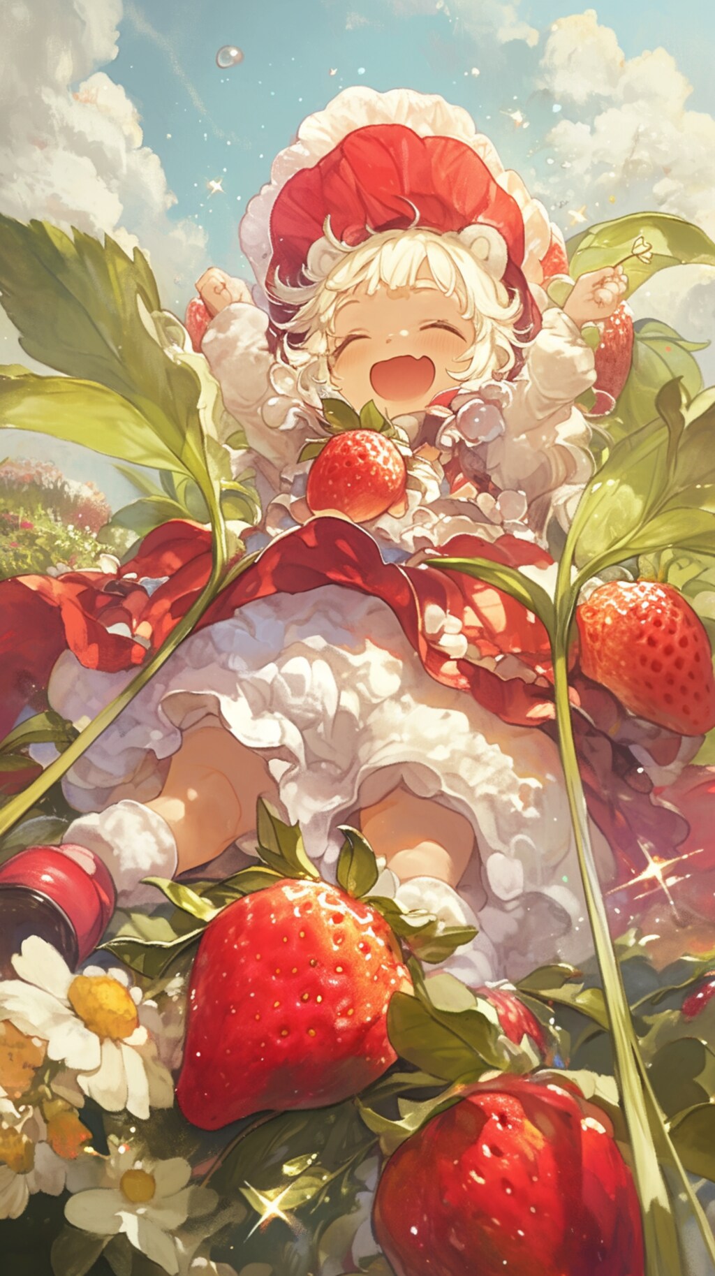 🍓くま娘のイチゴ狩り🍓