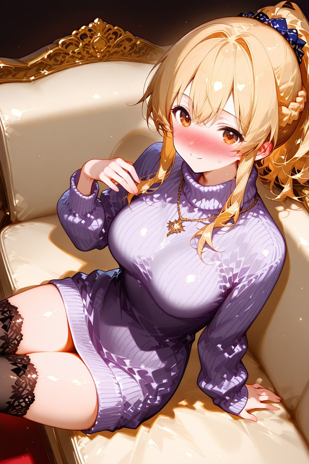 絶対領域の膝枕という悪魔的な誘いを仕掛けてくるうちのお嬢さま