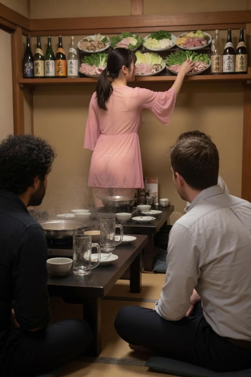 【セックスヘイブン】復活！ノーパンしゃぶしゃぶ～日本の歴史を変えたサービス～(CASSANDЯA Kissさん主催「セックスヘイブン」エントリー作品)