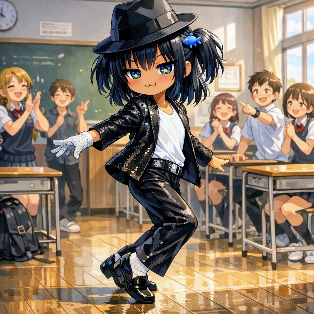 ムーンウォークするこなつちゃん