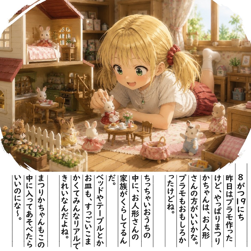 【絵日記】やっぱお人形さんがいいかも