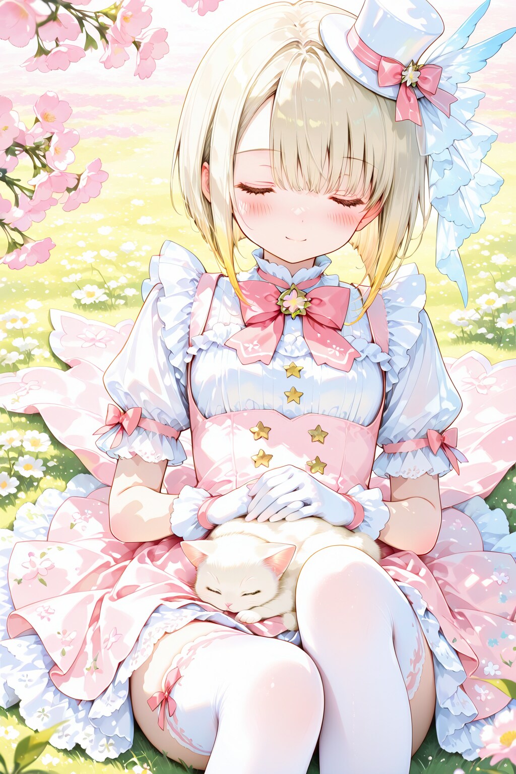 猫と一緒 | の人気AIイラスト・グラビア