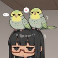 ジト目お姉ちゃんとインコ 10枚目