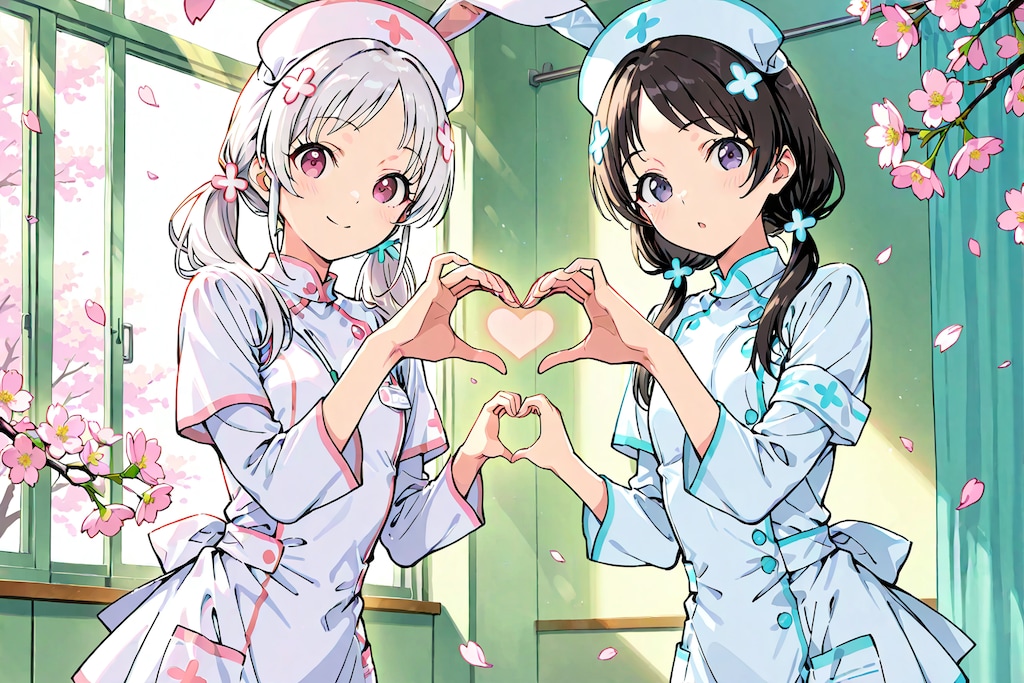 🌸 春の衛生特務隊：双子のキャラクター紹介🐇