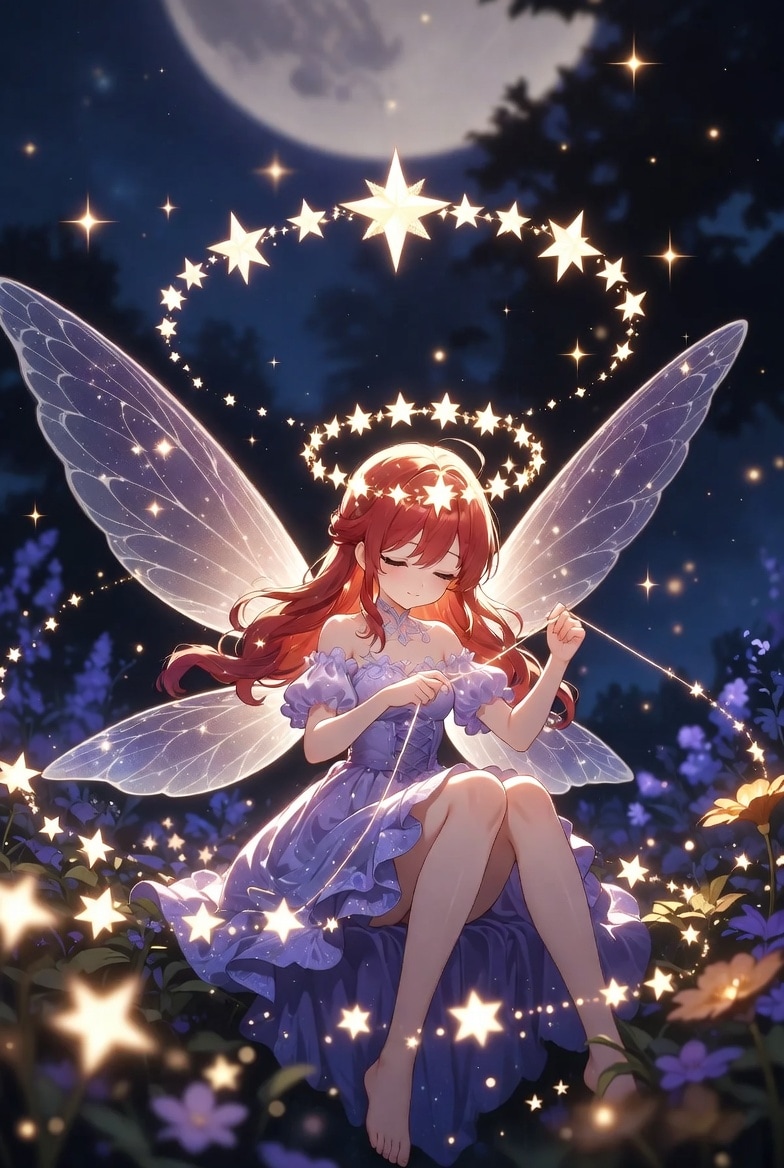 月夜の妖精