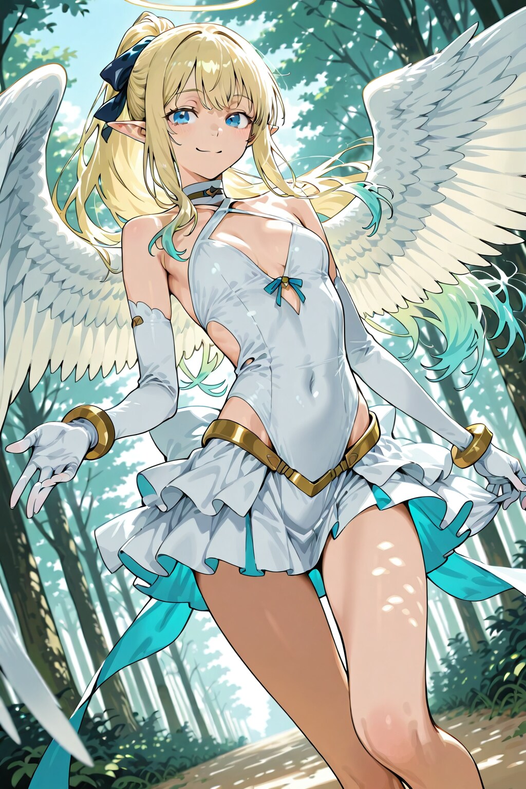 【習作】エルフ族の天使