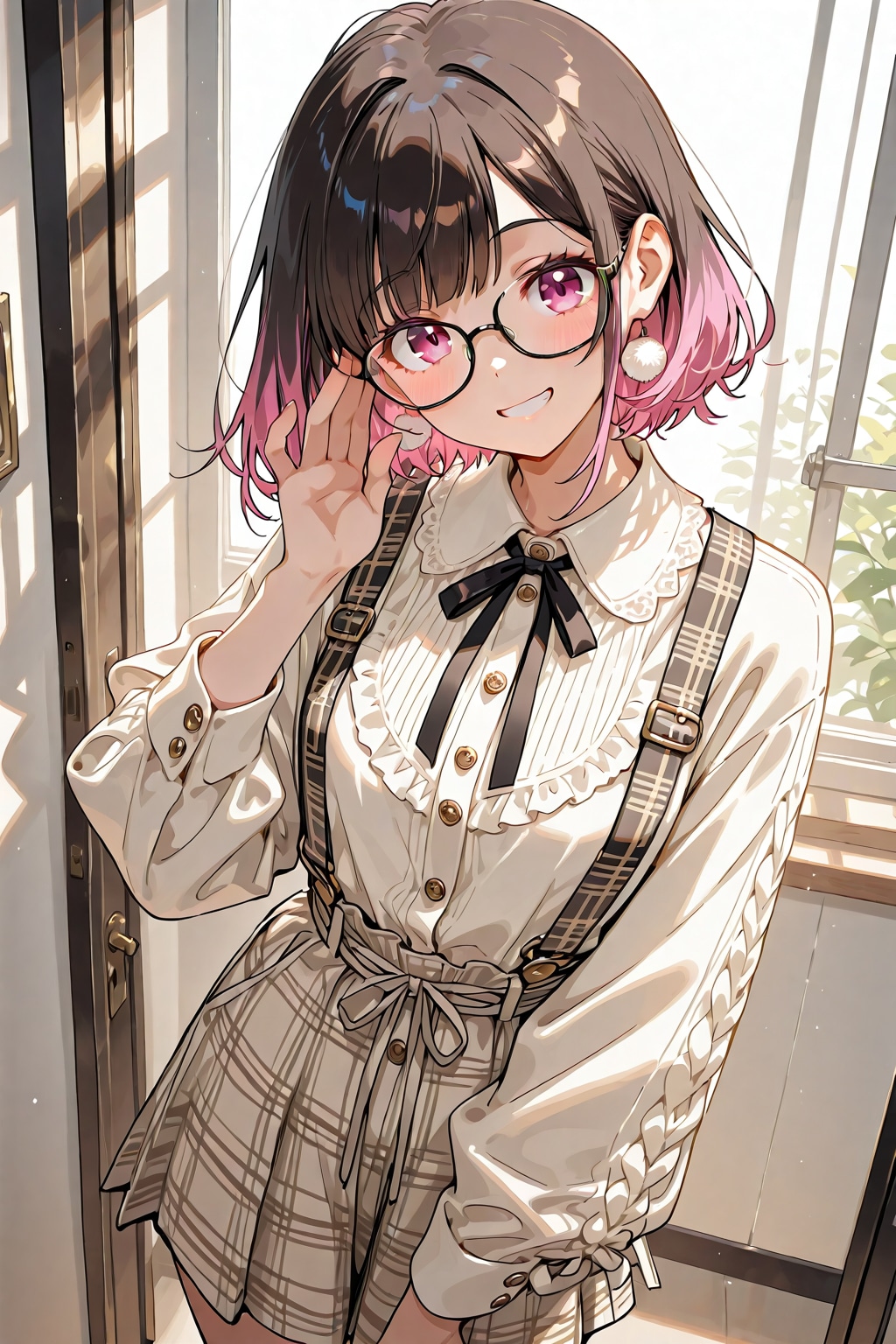 メガネ美少女
