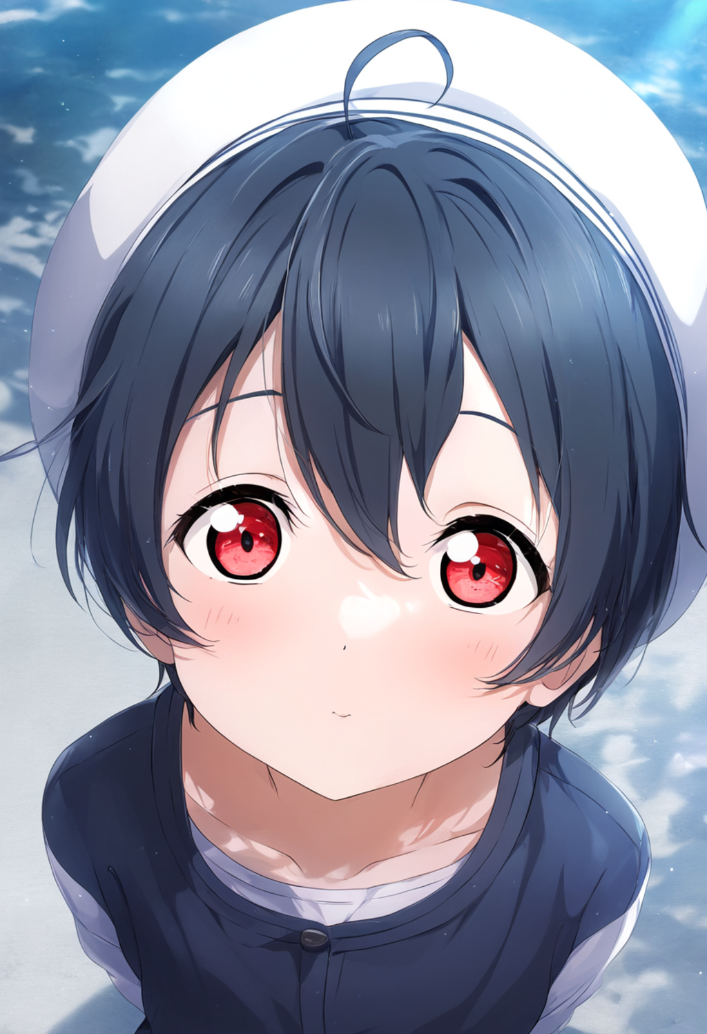 顔になにかついてる？