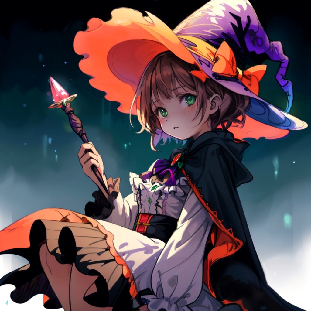 ハロウィンナイト「カラードペンシル風TOPAZ」 | の人気AIイラスト・グラビア