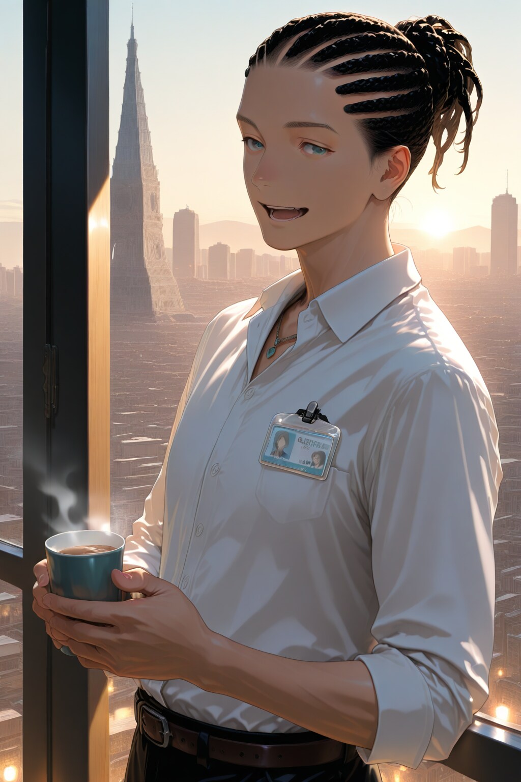 コーンロウ 30歳男性 | の人気AIイラスト・グラビア