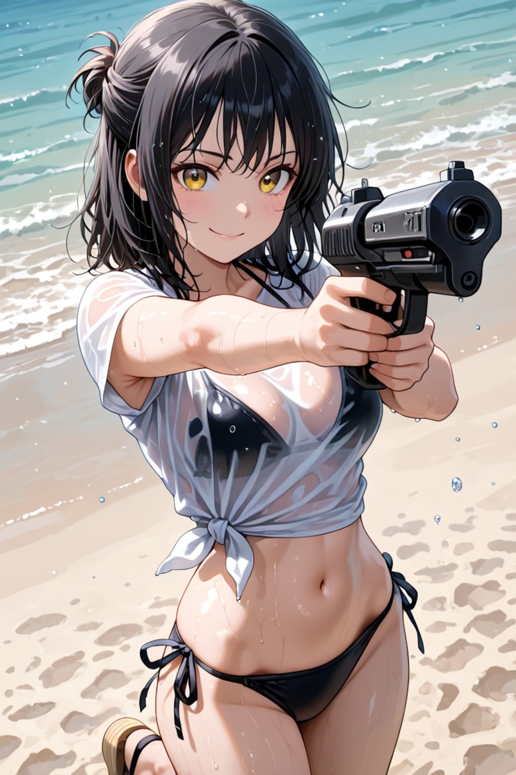 水鉄砲(？)