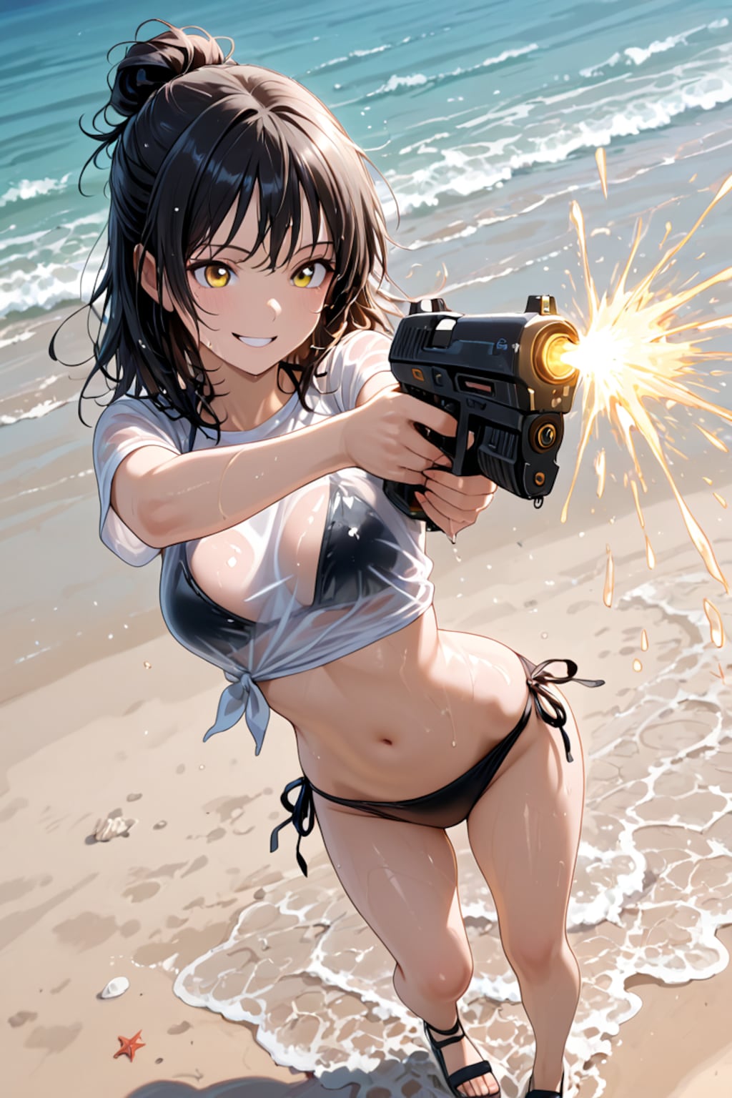 水鉄砲(？)
