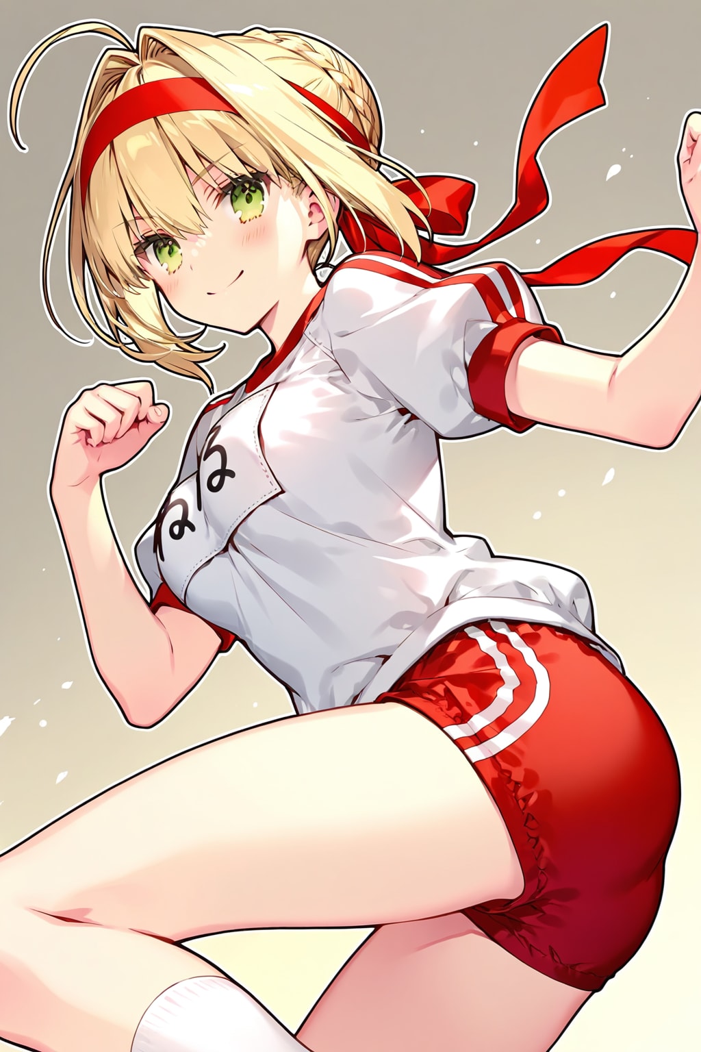 ちち生で体操服ネロ