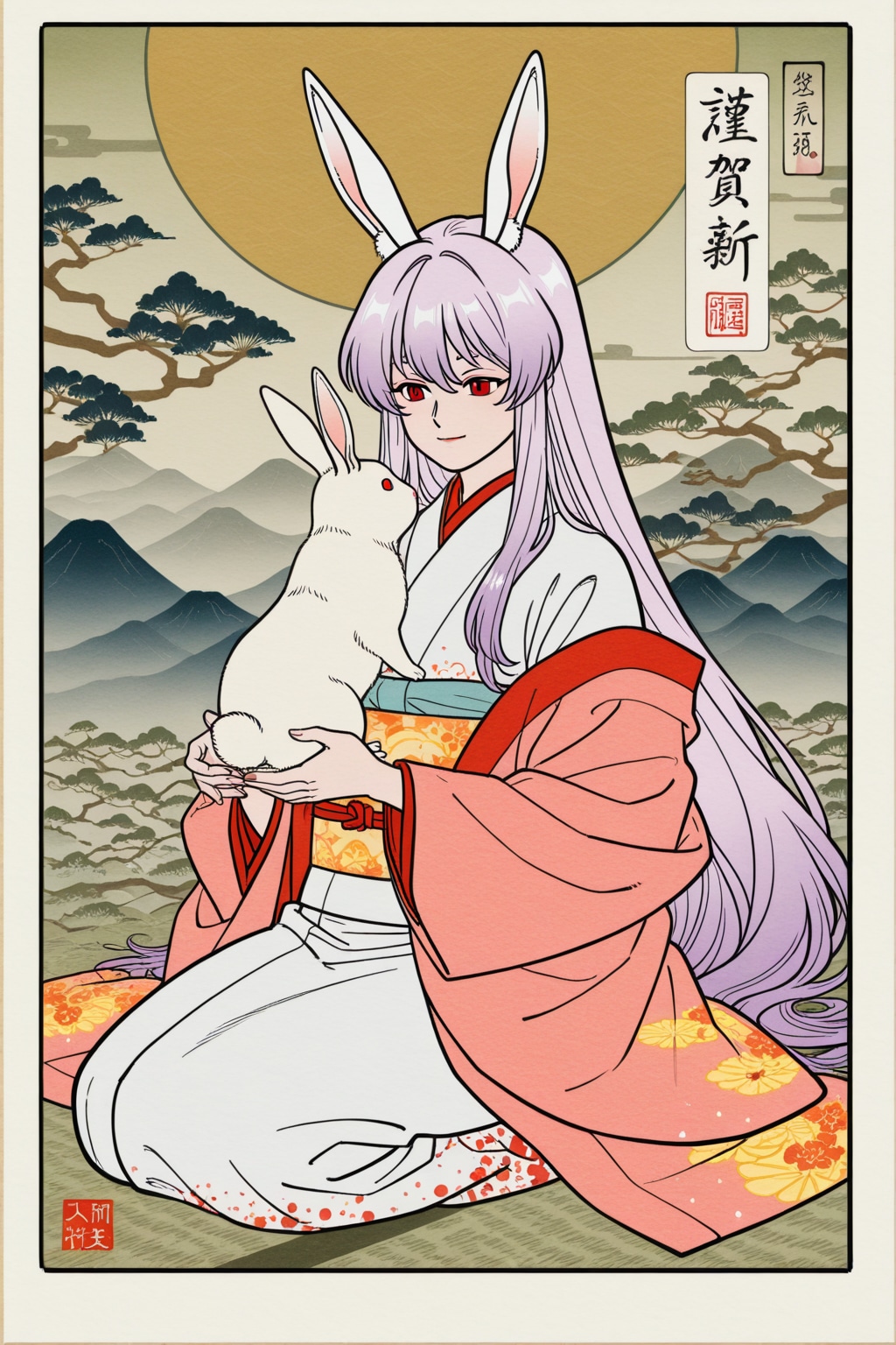 浮世絵「因幡の白兎