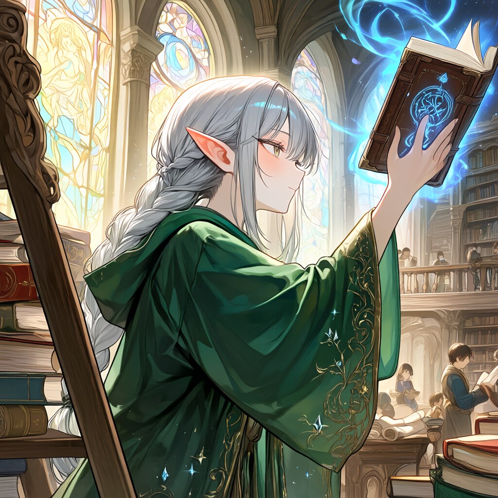 魔法使いの図書館司書 | の人気AIイラスト・グラビア