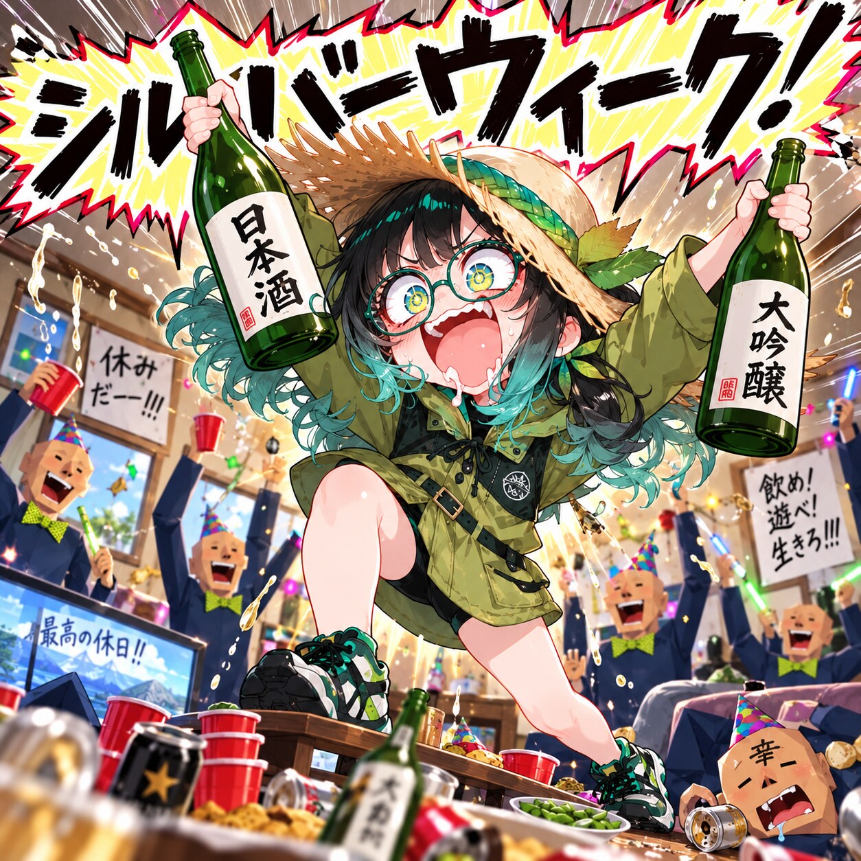 いらっしゃいまシルバーウィーク | の人気AIイラスト・グラビア