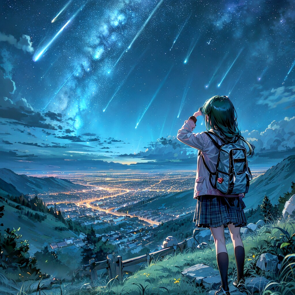 きみと流星を見にゆこう (流星と少女⑧)